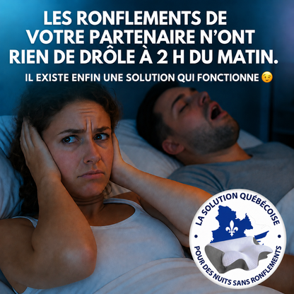 NeuroSleep™ Pro — Le seul oreiller conçu pour fonctionner avec NeuroAir : il maintient vos voies respiratoires dégagées pendant que les impulsions neuronales font leur travail.