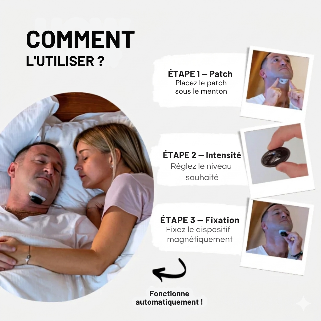 NeuroAir™ — Élimine les ronflements et l'apnée du sommeil